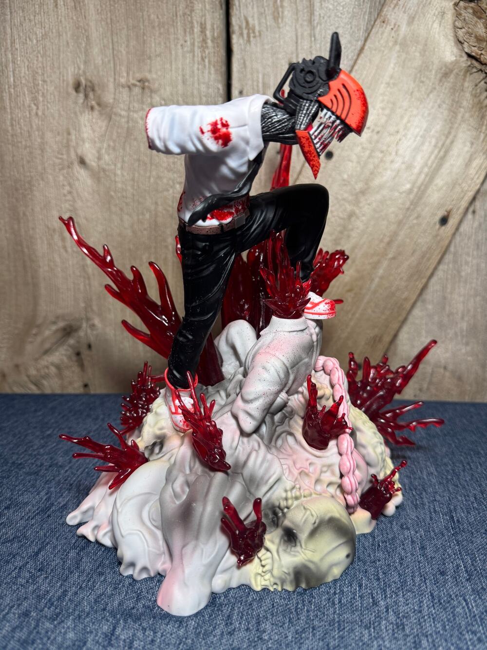 Anime Chainsaw Man Pochita Denji PVC Figure 27CM Model Statue Toy